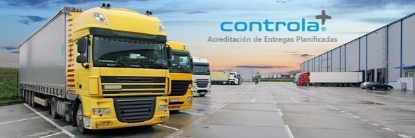 Camiones en polígono entregas planificadas