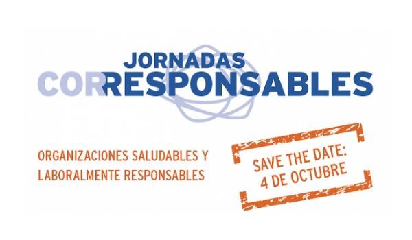 Logo jornadas corresponsables organizaciones saludables y laboralmente responsables
