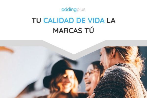 Chicas riendo marcando calidad de vida