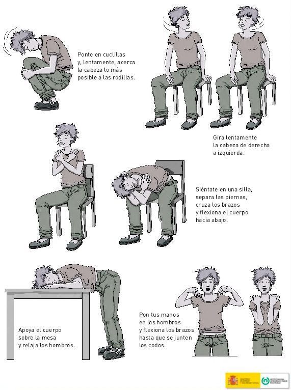 ejercicios relajación muscular